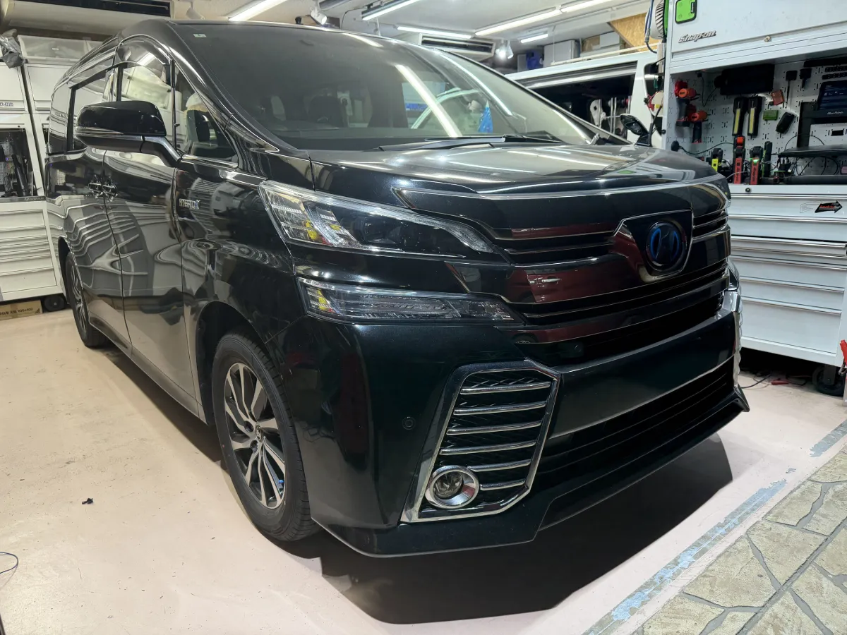 Today we will introduce car security installation for the late model TOYOTA VELLFIRE AYH/GGH/AGH3## series.
