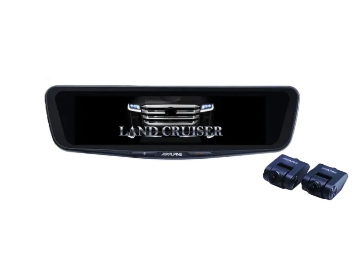 Land Cruiser 300 12-inch Digital Mirror with Dash Cam and Rear Camera, VPC-DM1200A-IC-LC-300