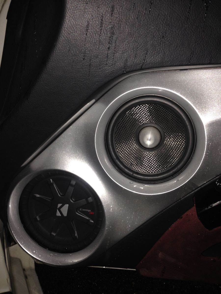 Outer baffle production pocket integrated W speaker plywood specification